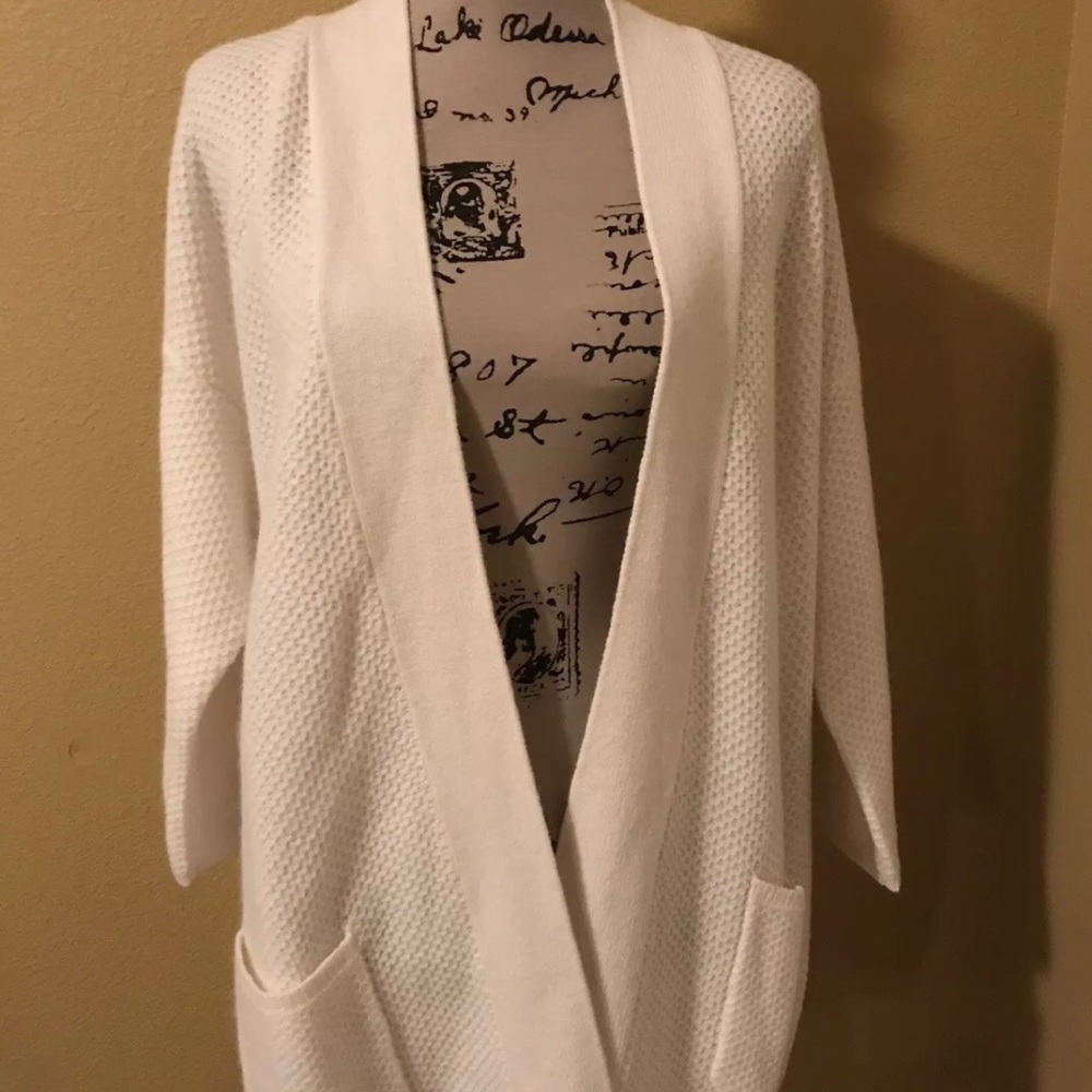 Pendleton cardigan ivory sweater women’s large